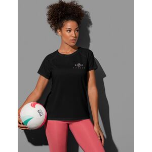Ladies Sports Raglan Mesh T Thumbnail